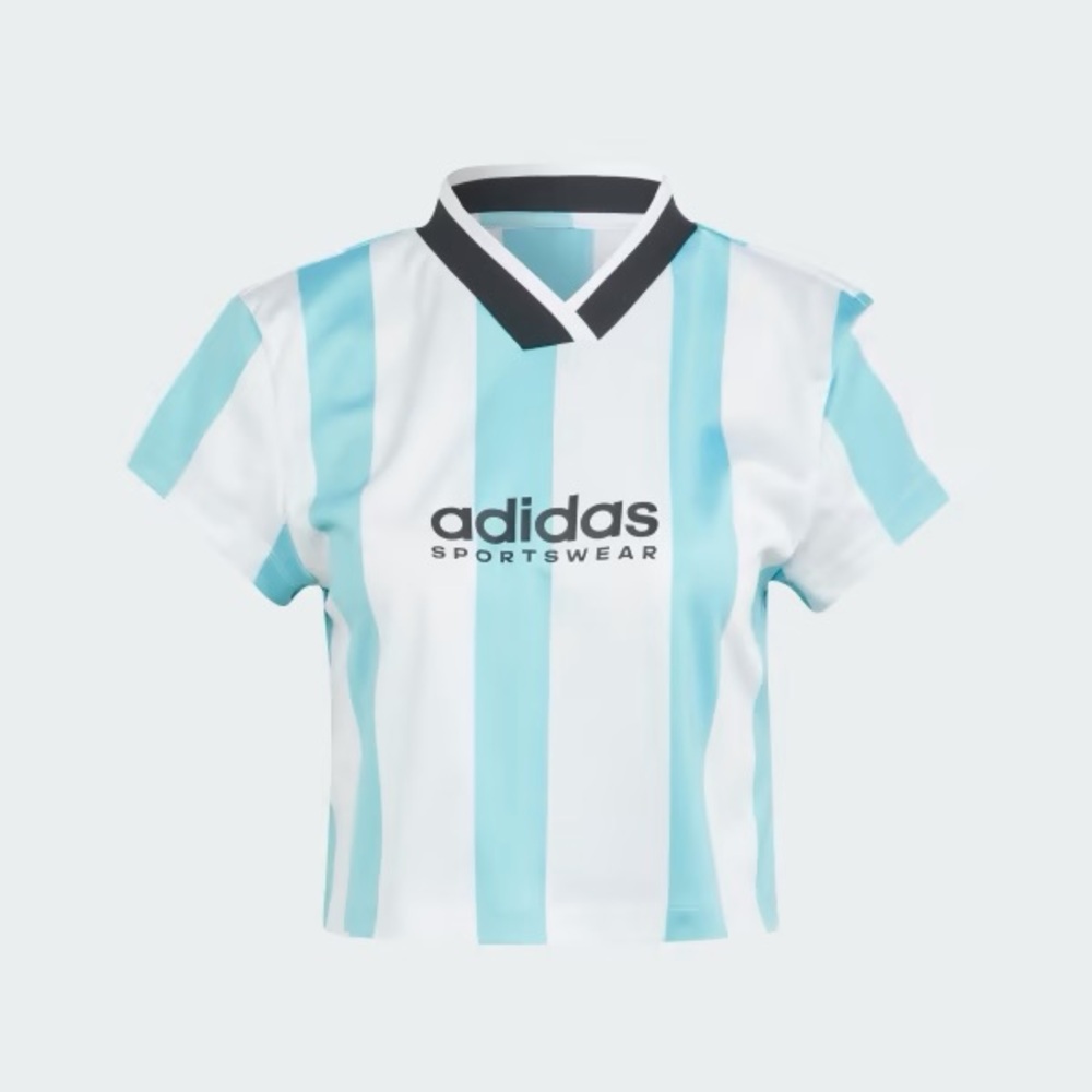 Adidas | Tiro Colorblock Cropped Tee